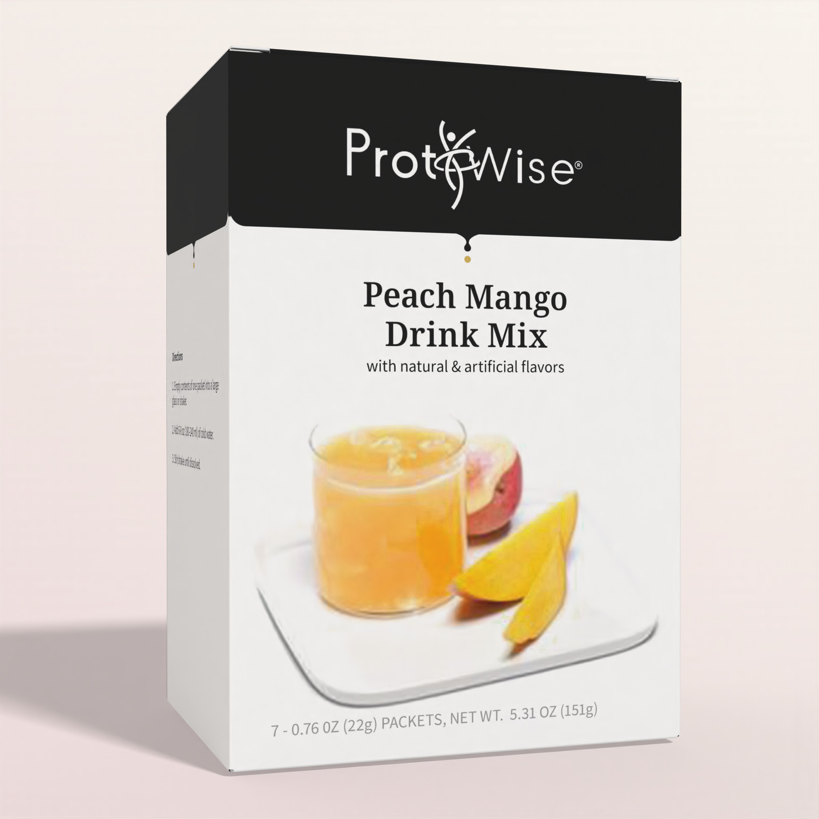 ProtiWise Peach Mango Fruit Protein Drink, Low Carb, KETO Friendly Diet 7ct