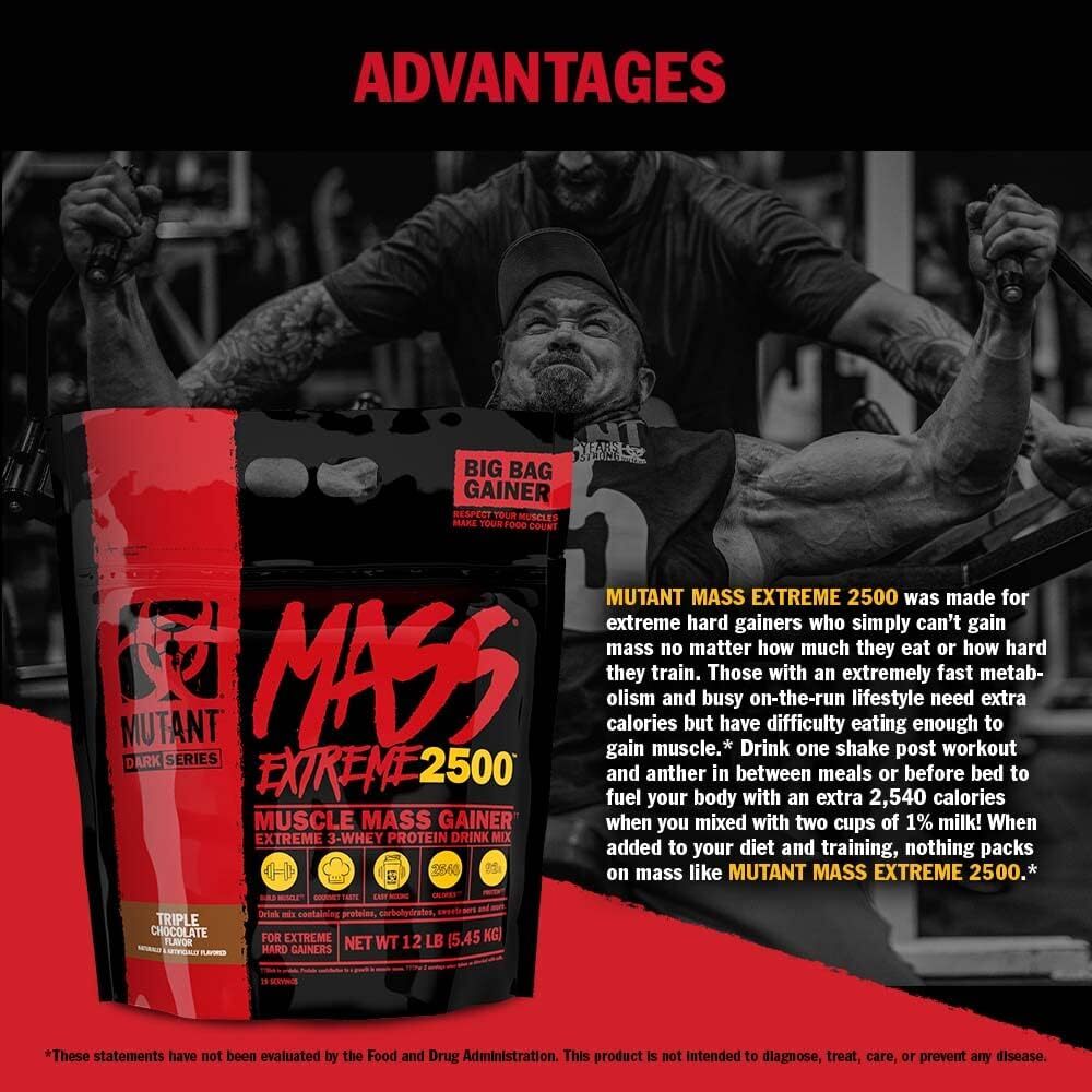 Mass Extreme Gainer – Proteina De Suero En Polvo – Desarrolle Tamano Y Fuerz…