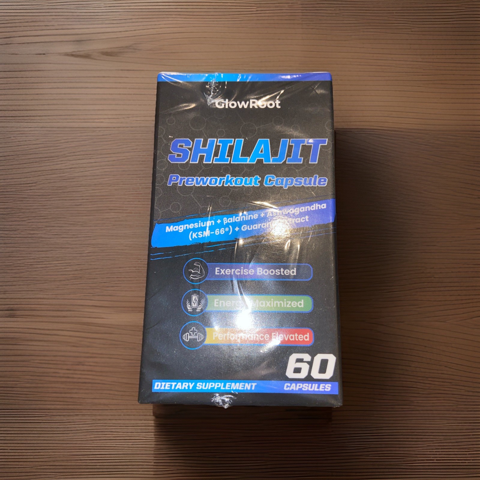 Shilajit Workout Supplement, For Energy Boost And Exercise Support, Exp: 9/2026
