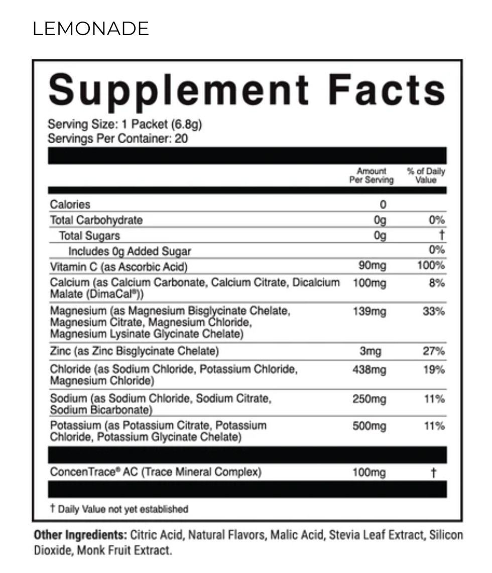1st Phorm Hydration Packets 60ct EXP 7/2027 Strawberry Lemonade Citrus