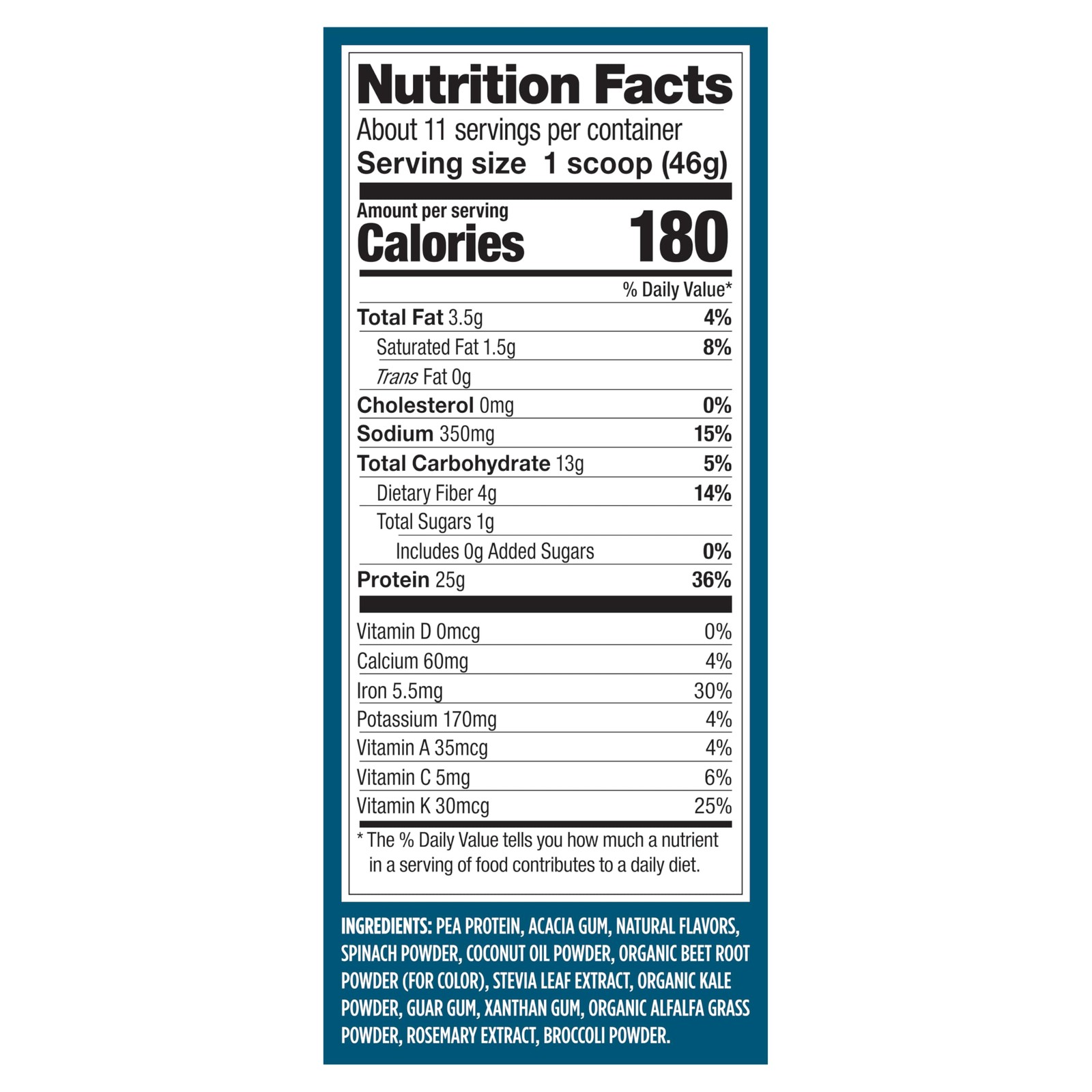 Vega Protein And Greens Protein Powder Mixed Berry 11 Servings 25G Plant Based