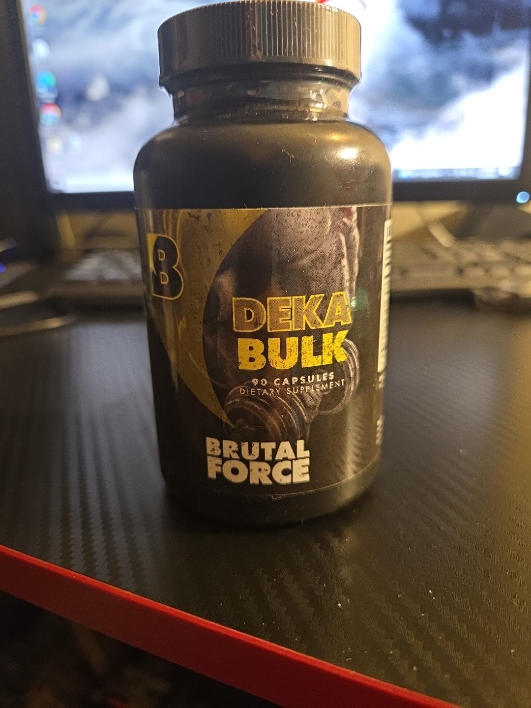 Brutal Force DekaBulk Workout Booster 90 Capsules Muscle Strength Gainer 10/26