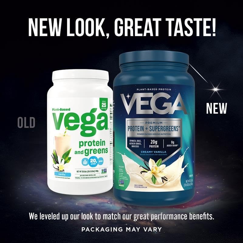 Vega Protein And Greens Protein Powder Mixed Berry 11 Servings 25G Plant Based
