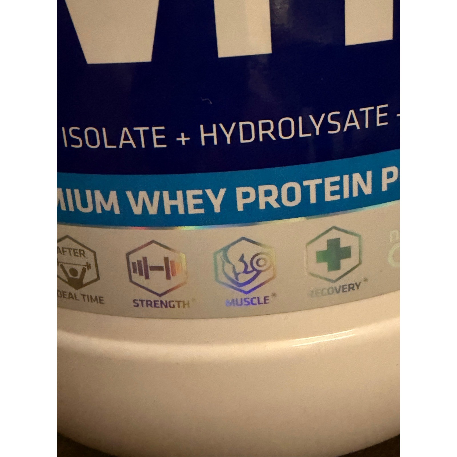 USN BlueLab 100% Whey Protein Powder Cookies and Cream 2lb 25g Protein 5.3g BCAA