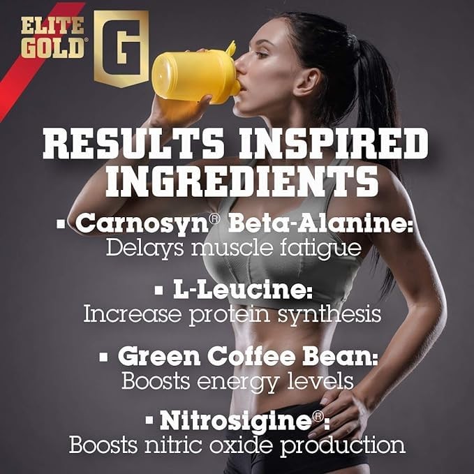 Elite Gold Amino Uptake, Blueberry Lemonade, Amino Energy, Hydration, Beta Al…
