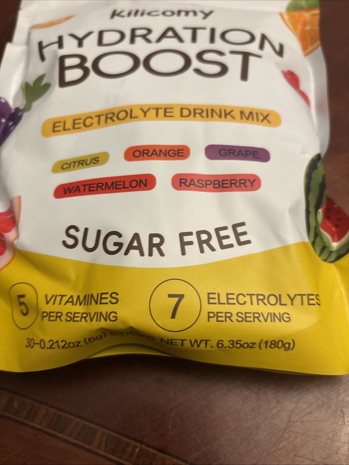 Hydration Electrolyte Drink Mix 30 Sugar Free Packs SEALED