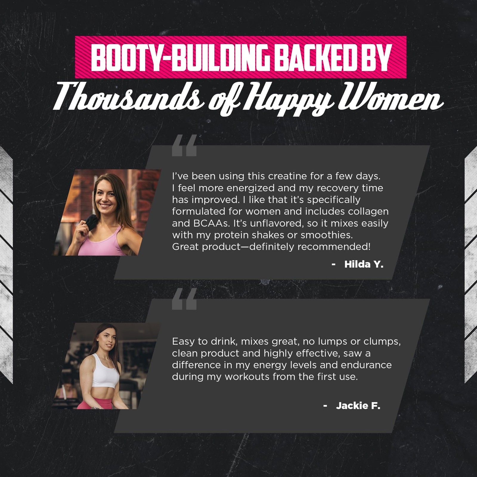 Creatine for Women – Post-Workout Supplement with 5000mg Creatine Monohydrate…