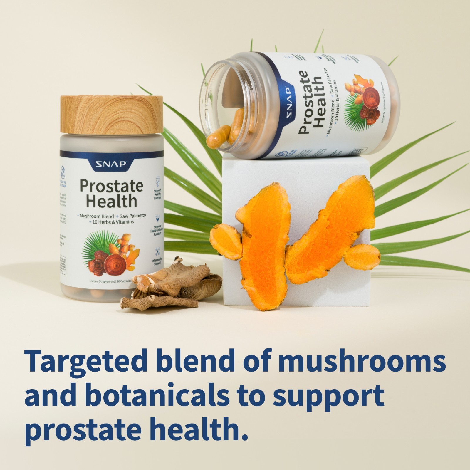 SNAP Prostate Wellness Nitric Oxide Booster Saw Palmetto L-Arginine/L-Citrulline