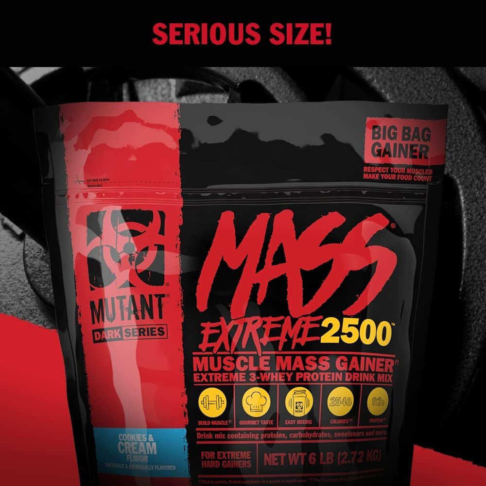 Mass Extreme Gainer – Proteina De Suero En Polvo – Desarrolle Tamano Y Fuerz…