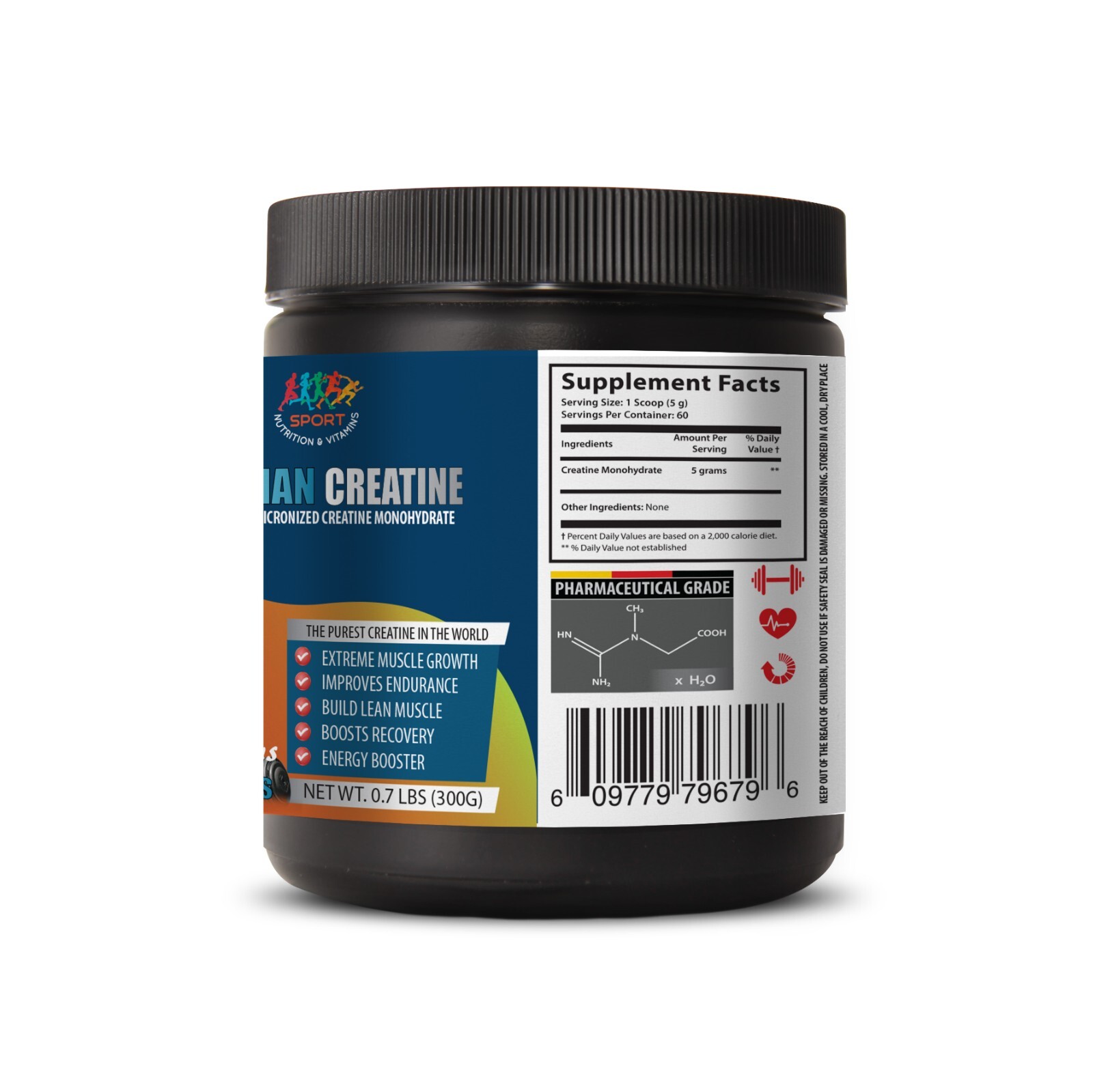 weight gain creatine – MICRONIZED CREATINE 300g – energy and endurance 2