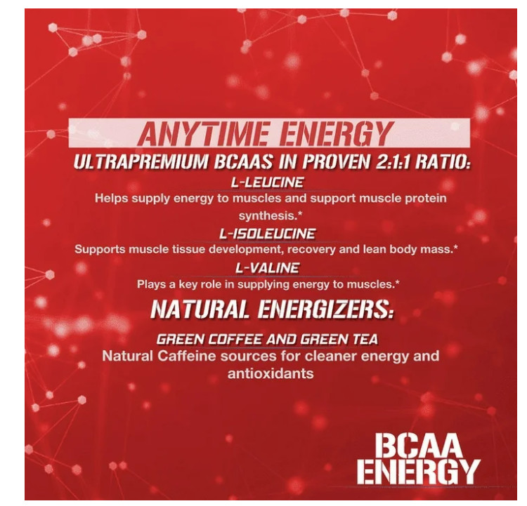 Evlution Nutrition BCAA Powder Fruit Punch 30 Servings Recovery