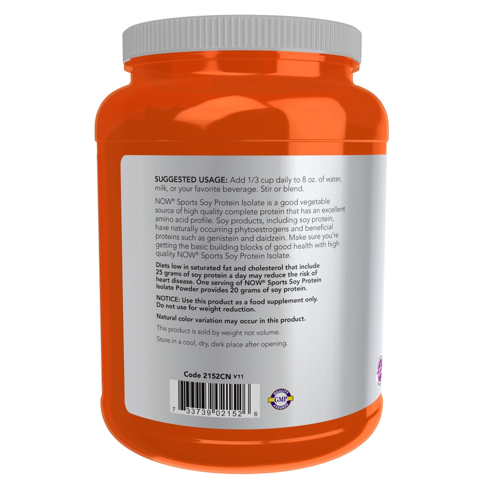 NOW Sports Soy Protein Isolate Unflavored 38 Servings 1 Pack High Quality Pro…