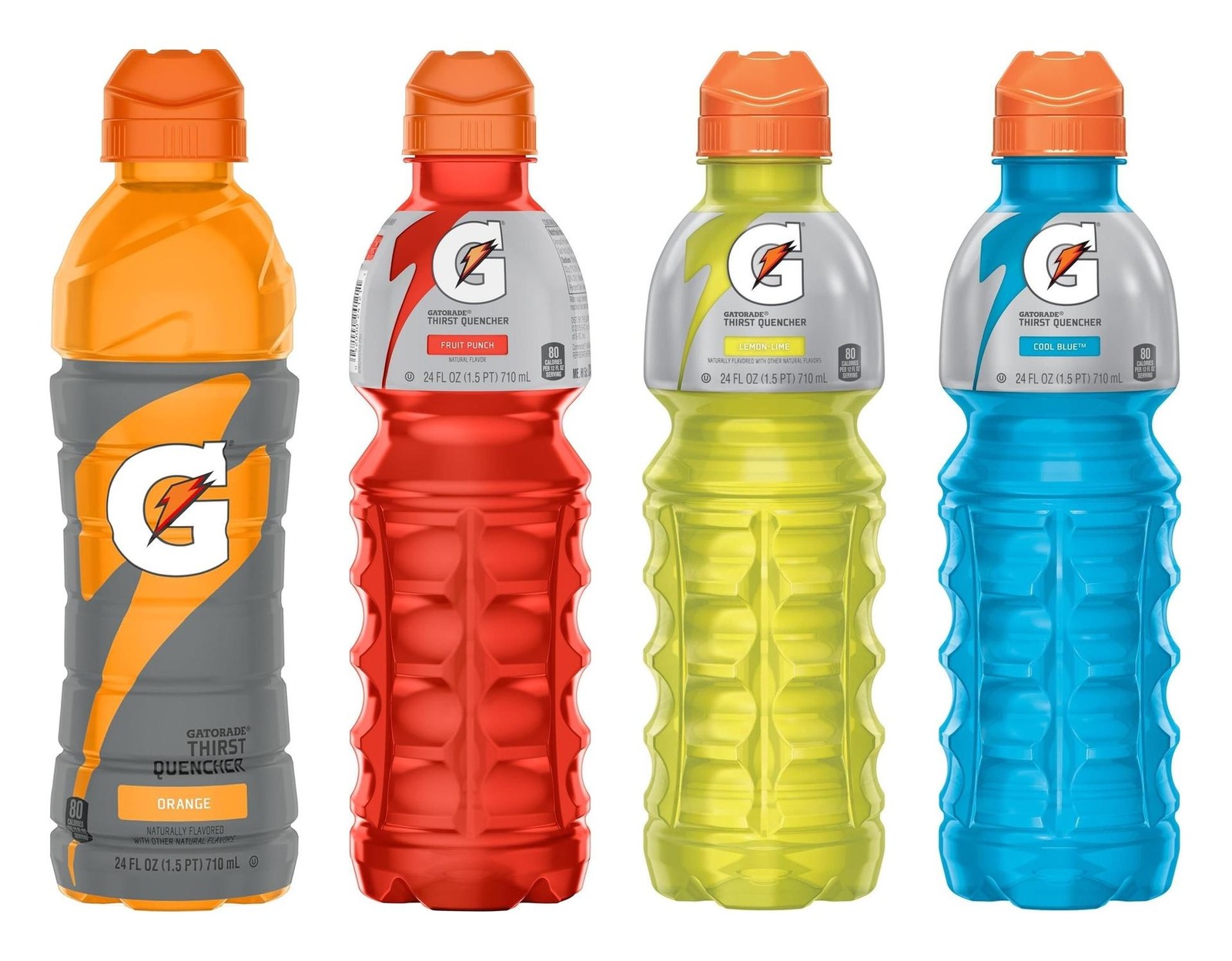 Gatorade 24oz Sport Bottle Variety 12 Pack — 4 Flavors Mixed