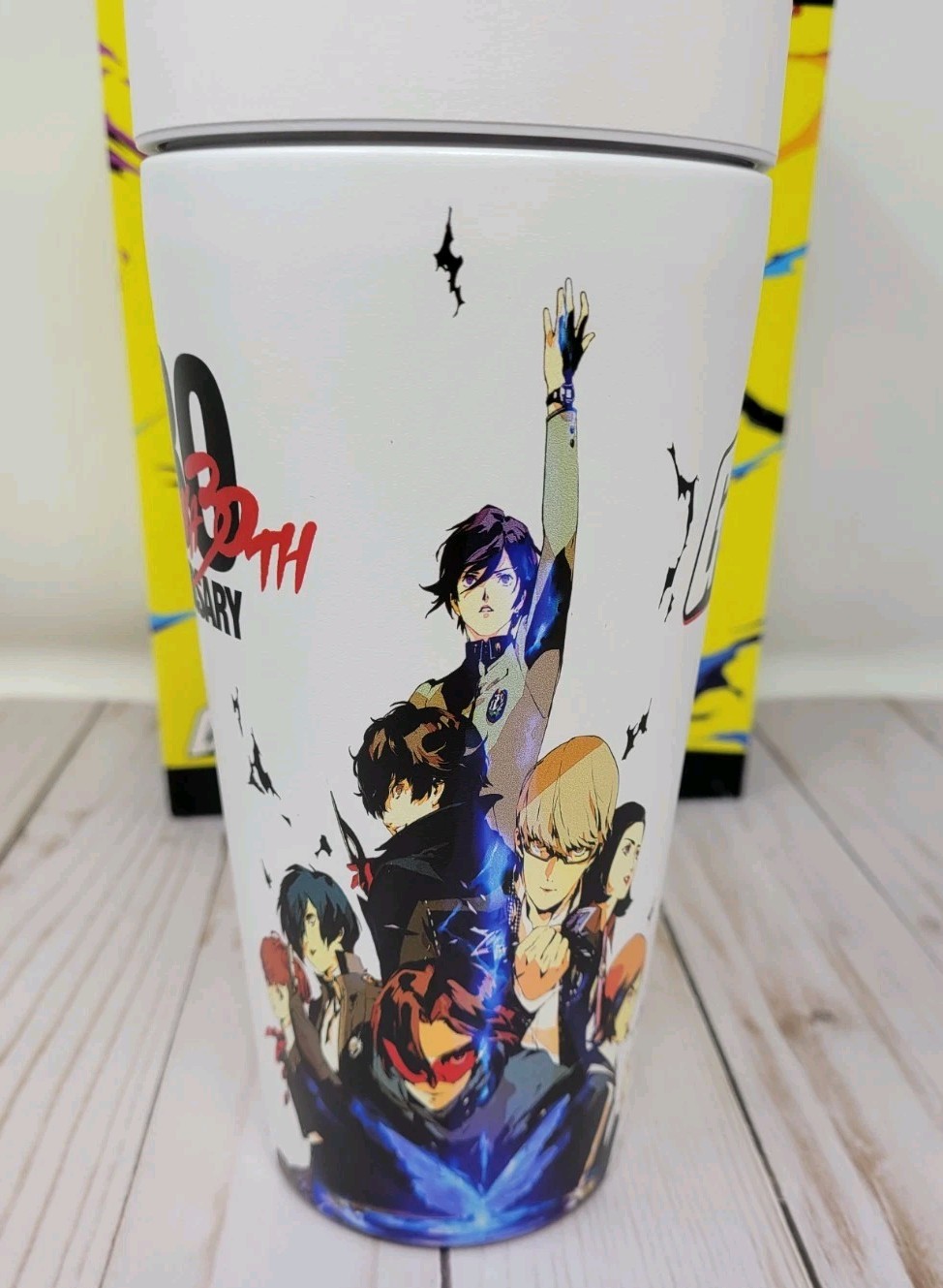 GFuel Persona 30th Anniversary Awakening Collector’s Box Tub Shaker Cup Sticker