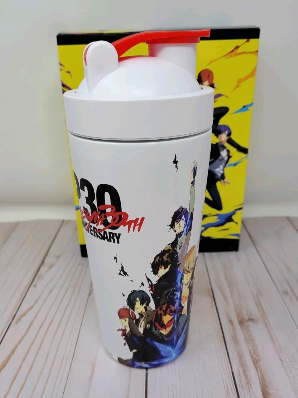GFuel Persona 30th Anniversary Awakening Collector’s Box Tub Shaker Cup Sticker