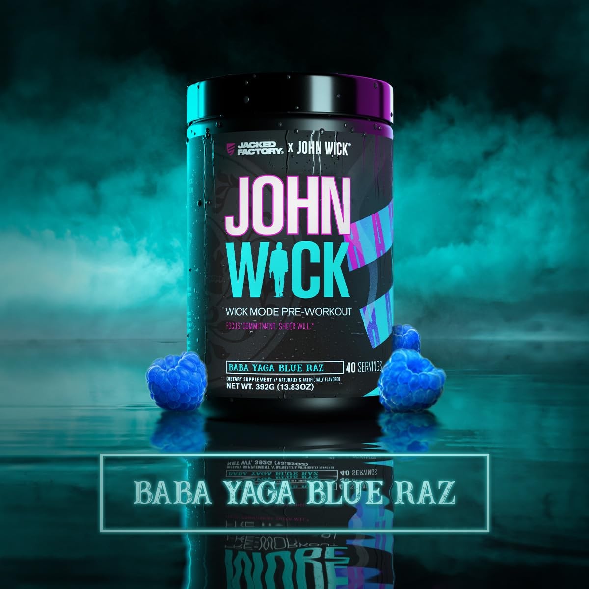 Jacked Factory X John Wick – Mode Pre Workout 40 Servings (Pack of 1)