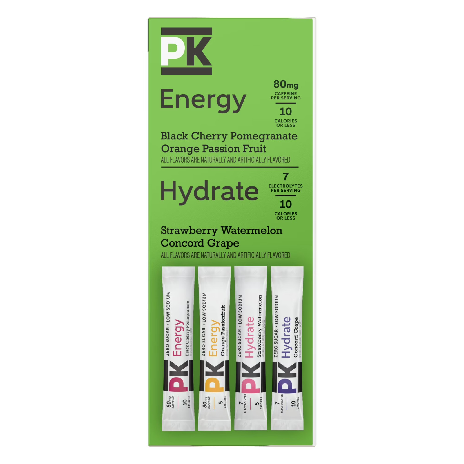 Pure Kick Energy & Hydration Electrolyte Powdered Drink Mix Variety pack, 30 Cou