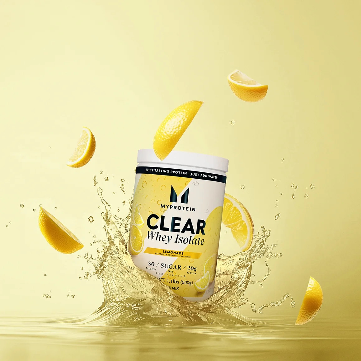 Clear Whey Protein Isolate – Lemonade Flavor, 20 Servings, 1.1 lbs