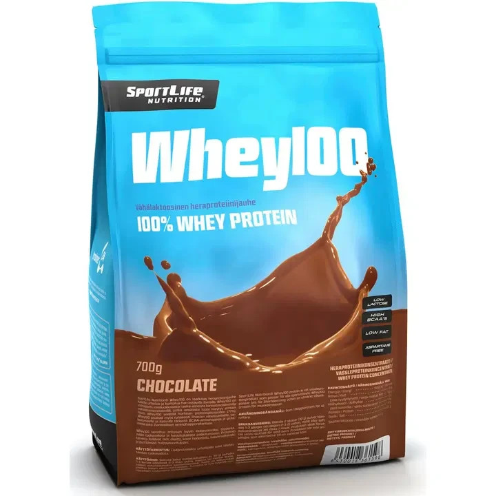 SportLife Nutrition Whey100 700g chocolate whey protein powder