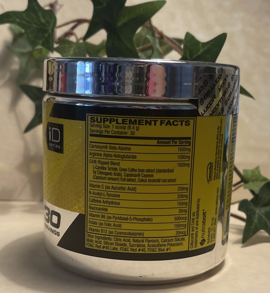 C4 Ripped Pre Workout Powder 30 Servings (raspberry Lemonade)