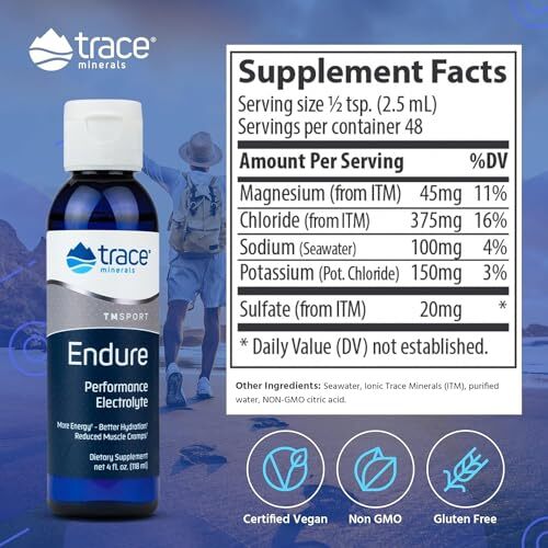 Trace Minerals Endure – Liquid Mineral Absorption Support Assorted Sizes