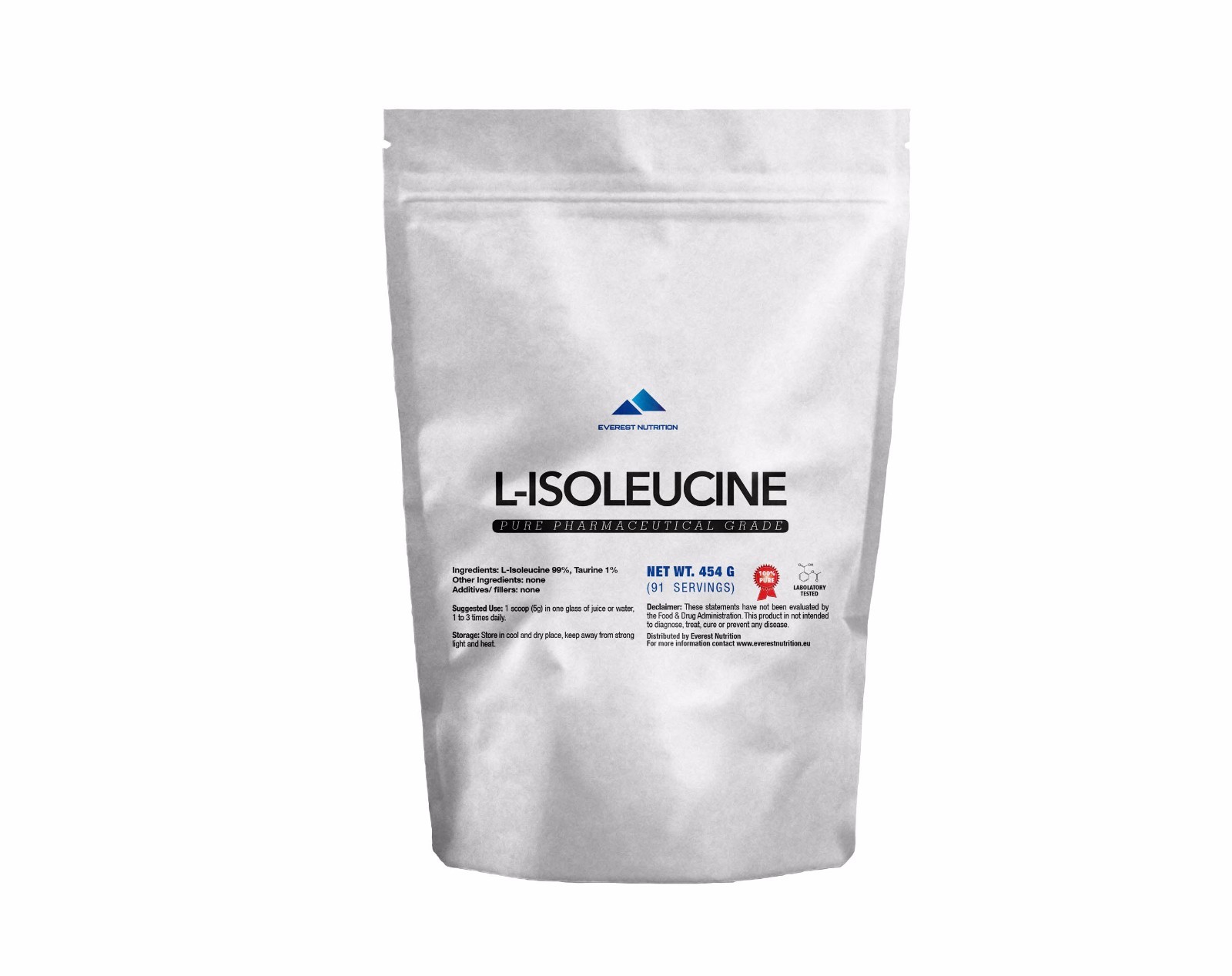 L-ISOLEUCINE ISOLEUCINE 100% PURE POWDER BCAA ANTICATABOLIC MUSCLE BUILDING