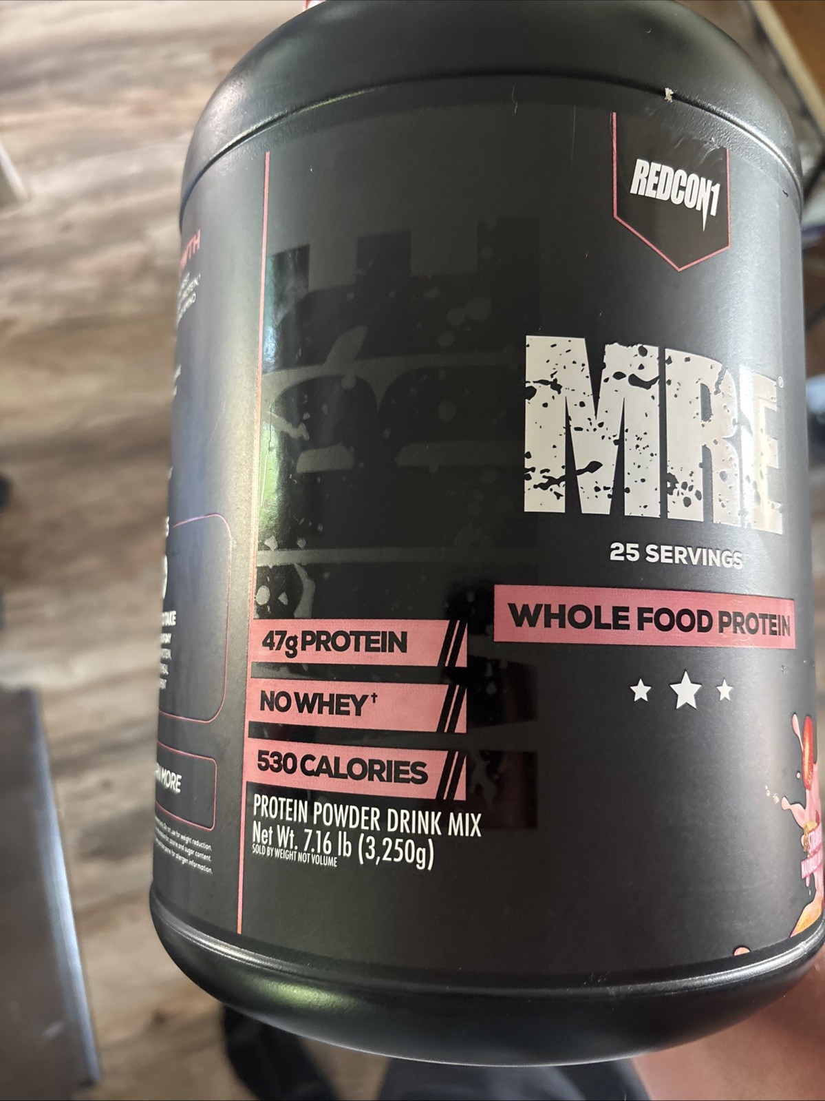Redcon1 MRE Whole Food Protein Powder – Strawberry Shortcake – 7 lb – Exp 5/28