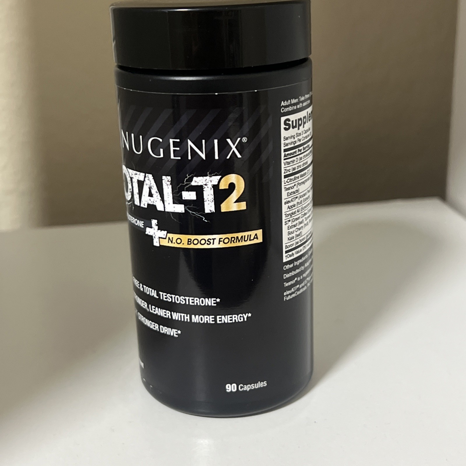 Nugenix Total-T2 – Testosterone Booster and Nitric Oxide 90 Count (Pack of 1)
