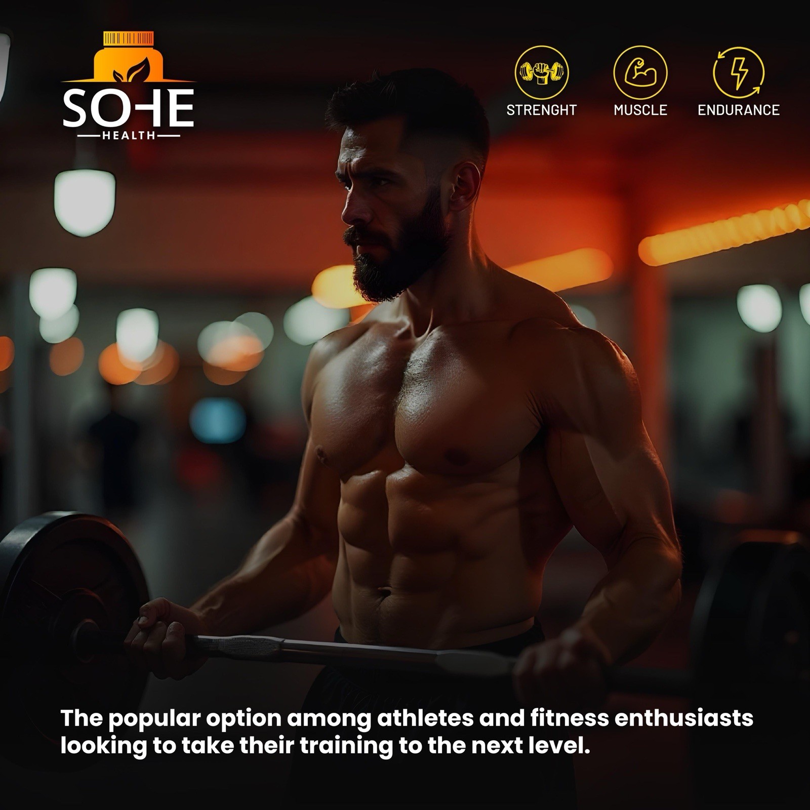 Creatine Gummies 5g 120 Ct Sugar Free Vegan Muscle SOHE HEALTH 2PK