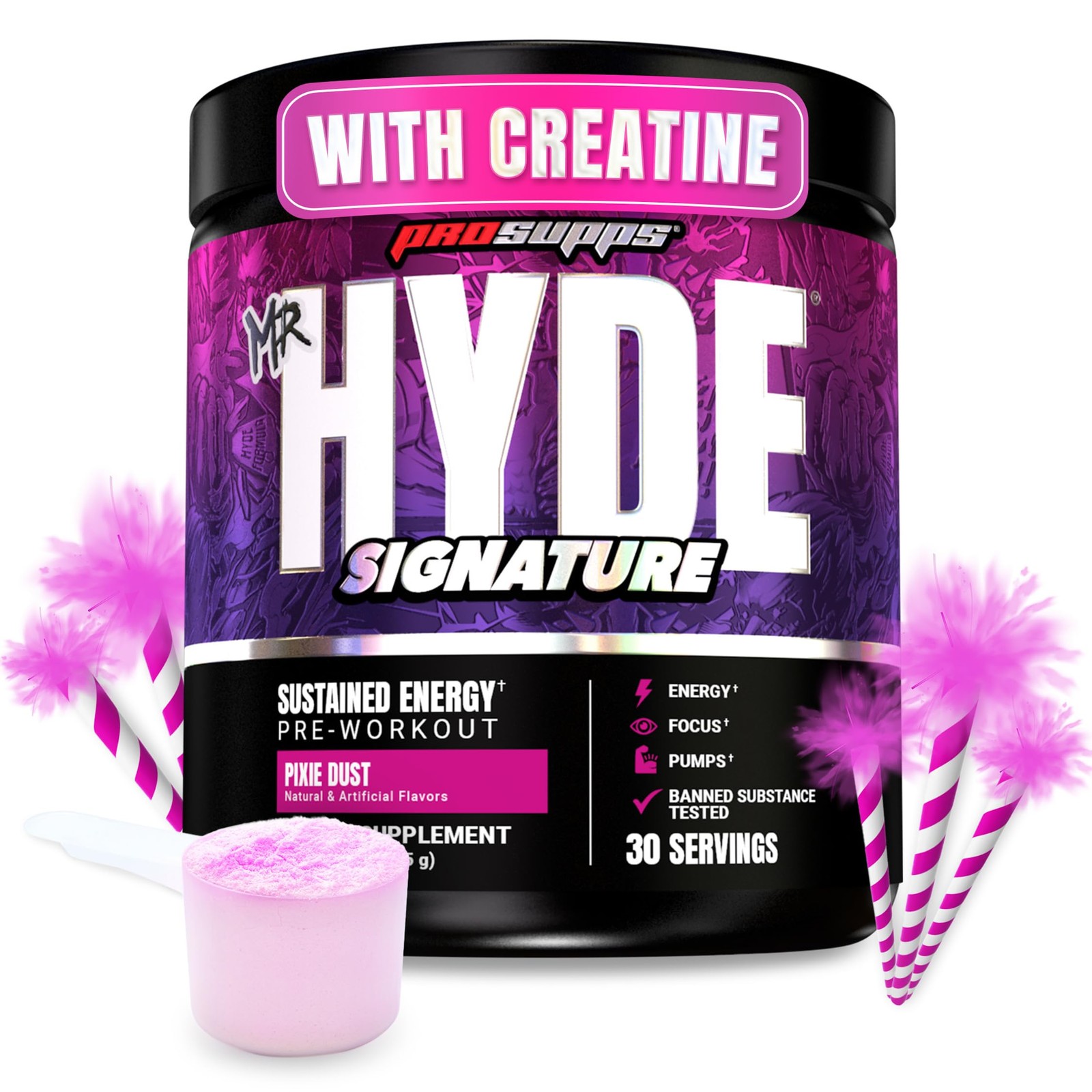 ProSupps Mr. Hyde Signature Pre Workout Powder with 30 Servings (Pack of 1)