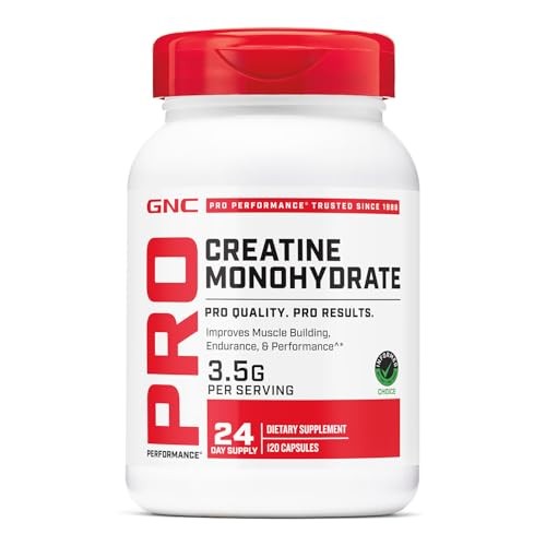 Creatine Monohydrate 3.5g 120 Capsules Muscle Building