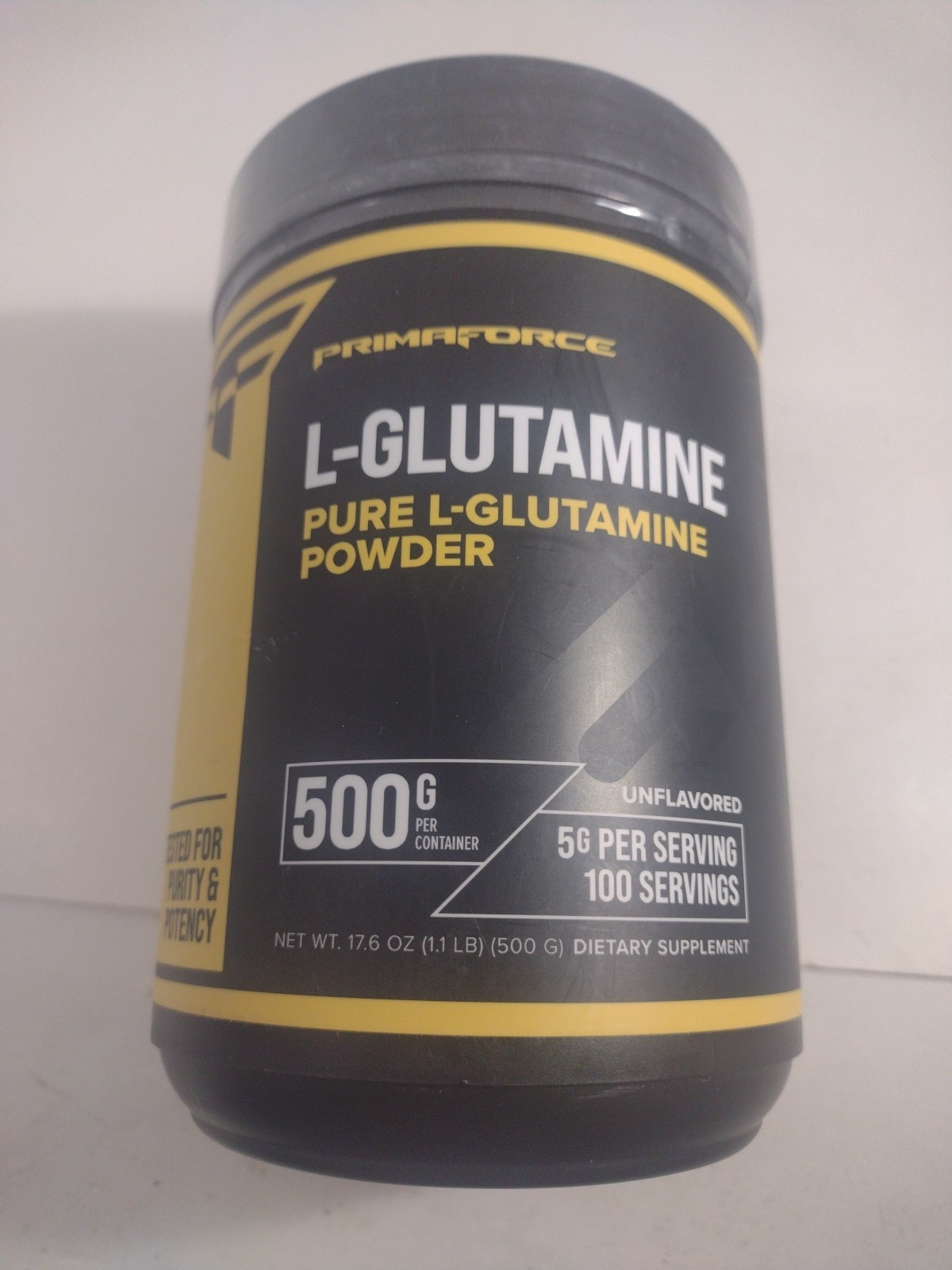 PrimaForce L-Glutamine Powder 500 Gram Dietary Supplement. Z1