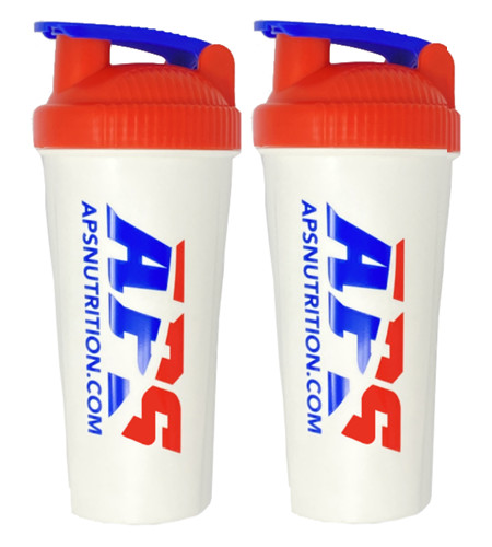 APS Nutrition Protein Powder Mixing Shaker Bottle – 2 Pack