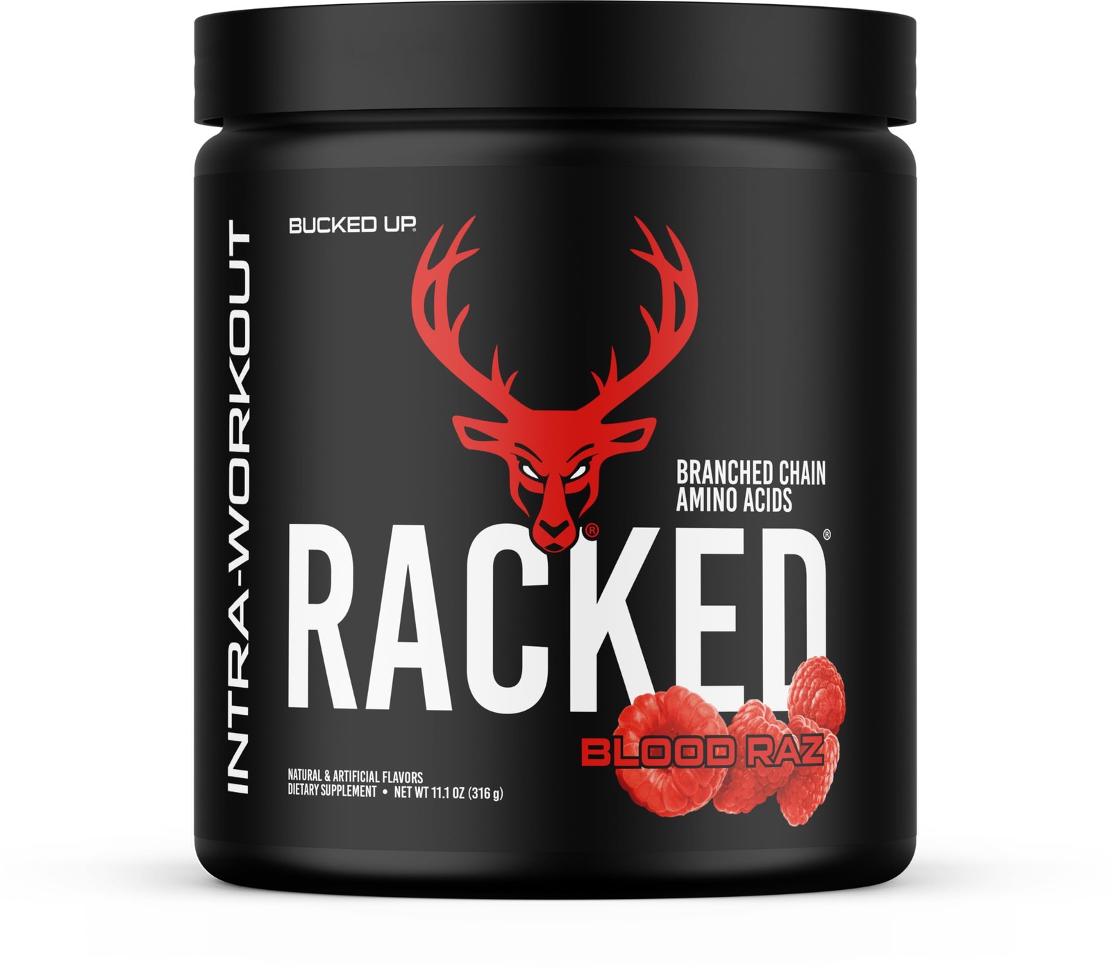 Bucked Up Racked Blood Raz | Intra Workout BCAA 211 Formula with L Carnitine …