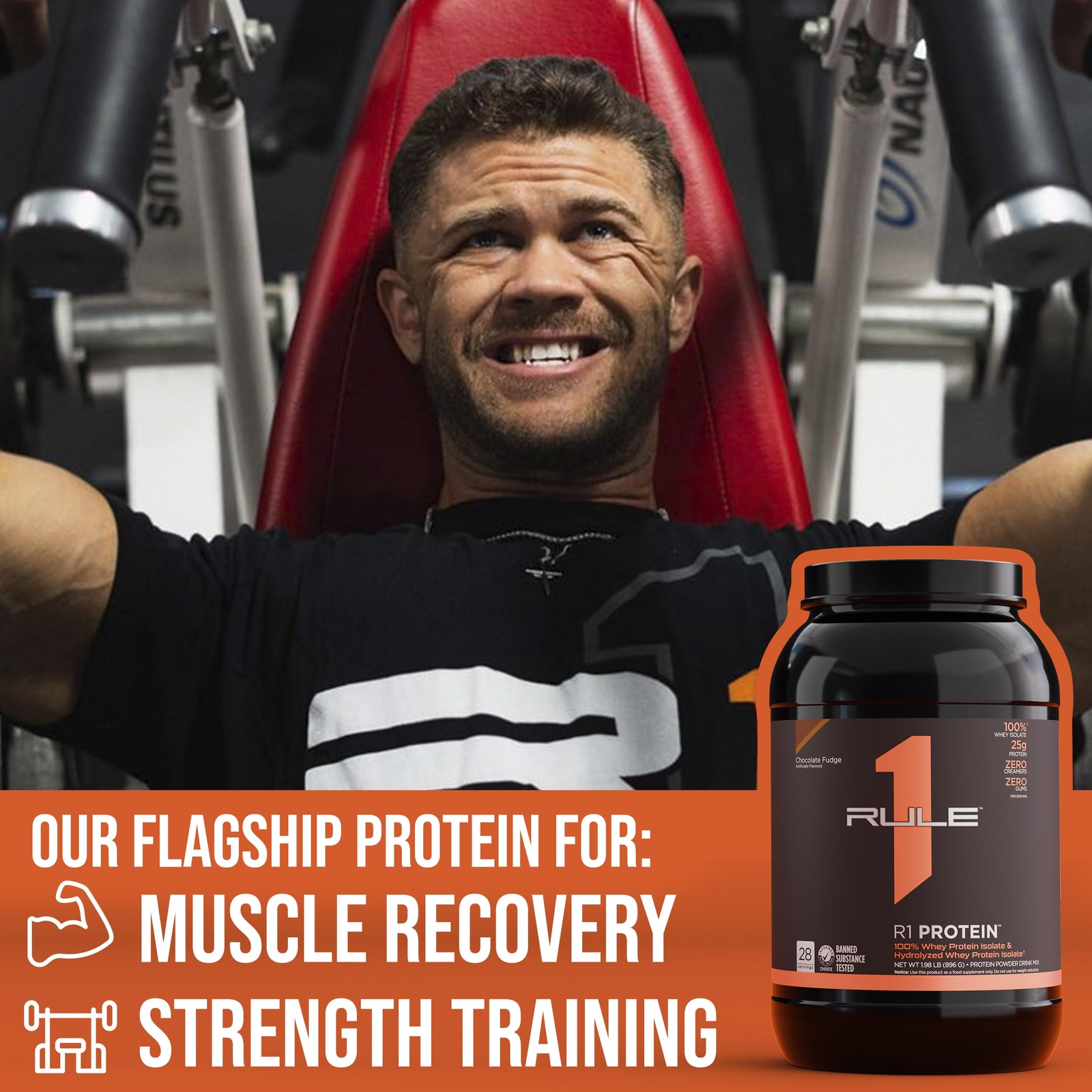 Rule One Proteins R1 Protein – 25g Fast-Acting Super-Pure 100% Isolate and Hy…