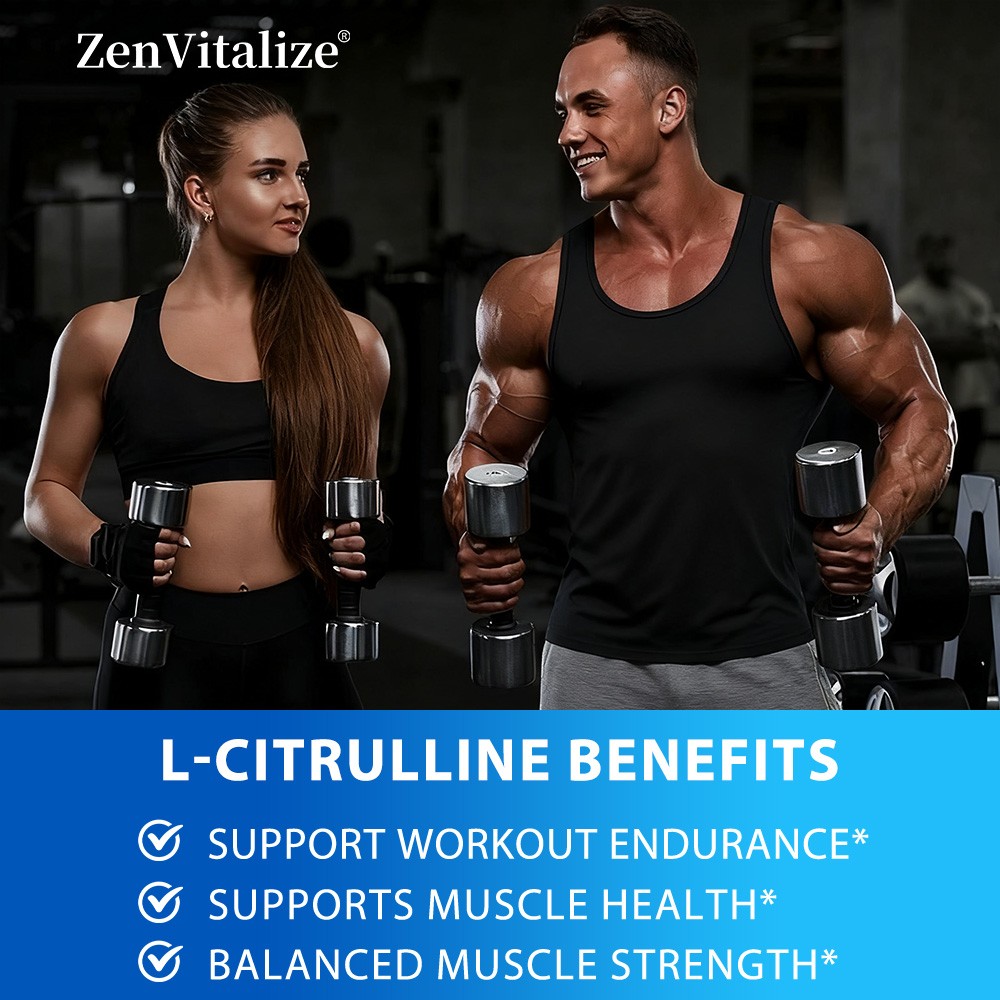 3000mg L-Citrulline Support Muscle Recovery* Gluten Free 30/60/120 Capsules