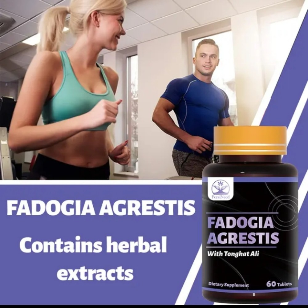 Fadogia Agrestis Tongka Complex – 60 Capsules All Natural Test Booster 1 Month