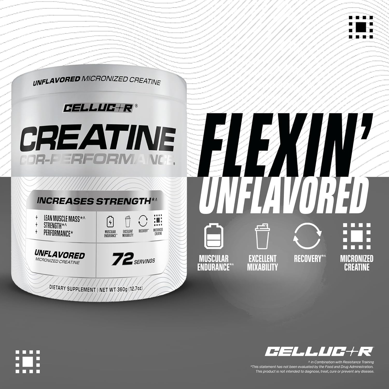 COR-Performance Creatine, Unflavored, 12.7oz (360 g)