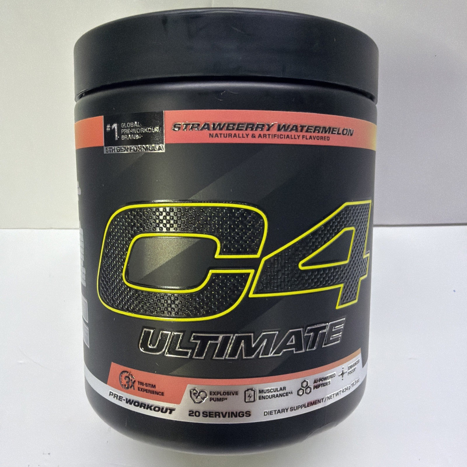 C4 Ultimate Preworkout Strawberry-Watermelon 15.3 oz BB 06/2027