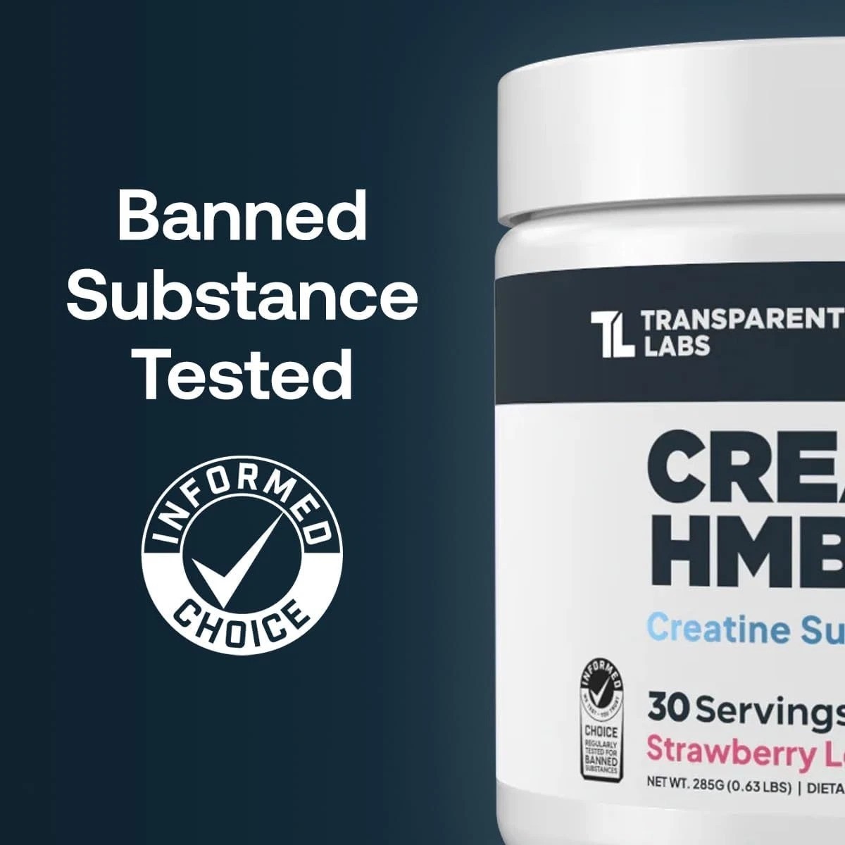 Strawberry Lemonade Creatine HMB – Proven Formula for Muscle Growth, 30 Servings