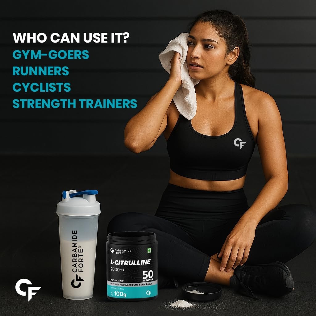 L Citrulline Malate Powder | Boosts Nitric Oxide, Pre Workout Supplements