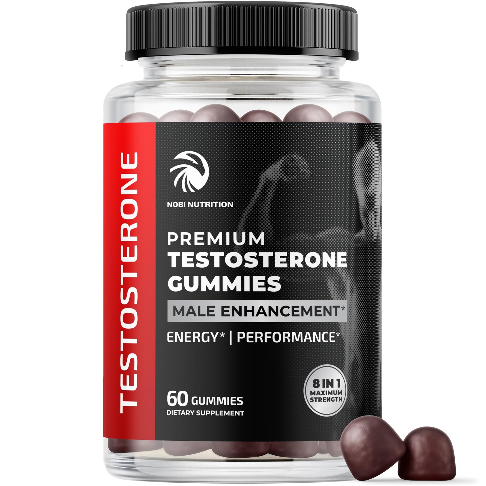 Testosterone Supplement for Men Muscle Growth, 60 Count (Pack of 1)