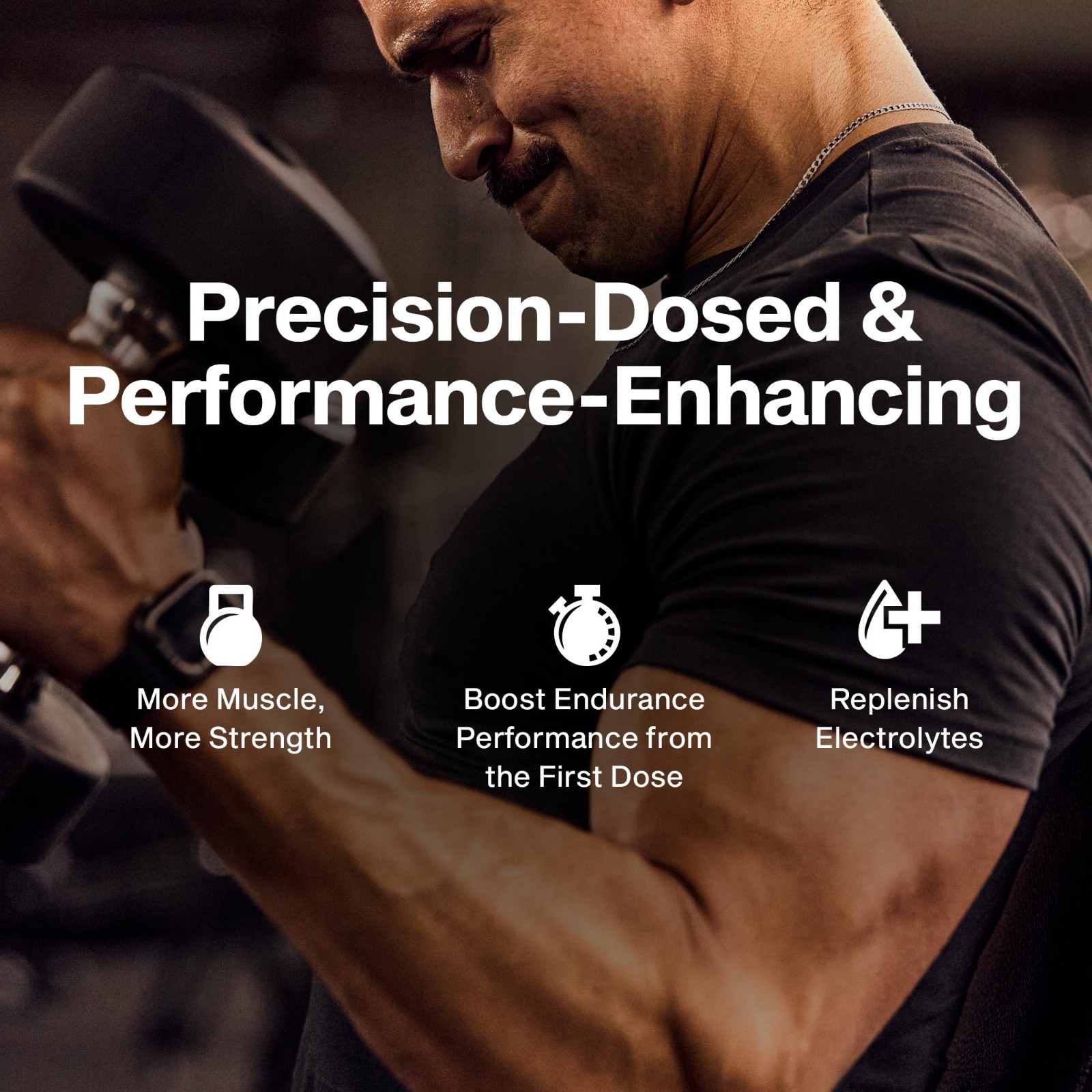 BCAA Amino Acids & Electrolyte Powder – 7g BCAAs, Build Lean Muscle, Boost Endur