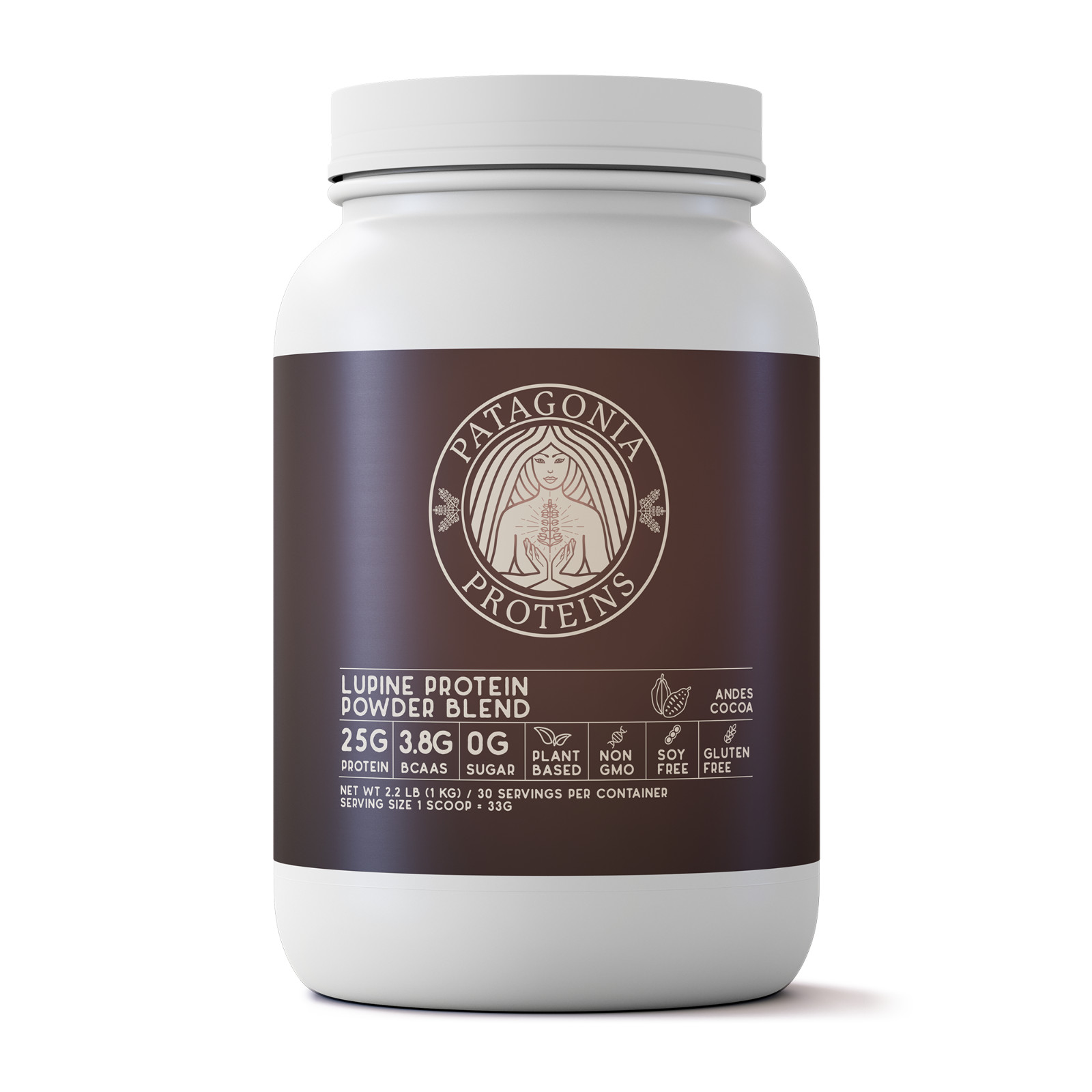 Lupine Protein Powder – Andes Cocoa (30 servings)