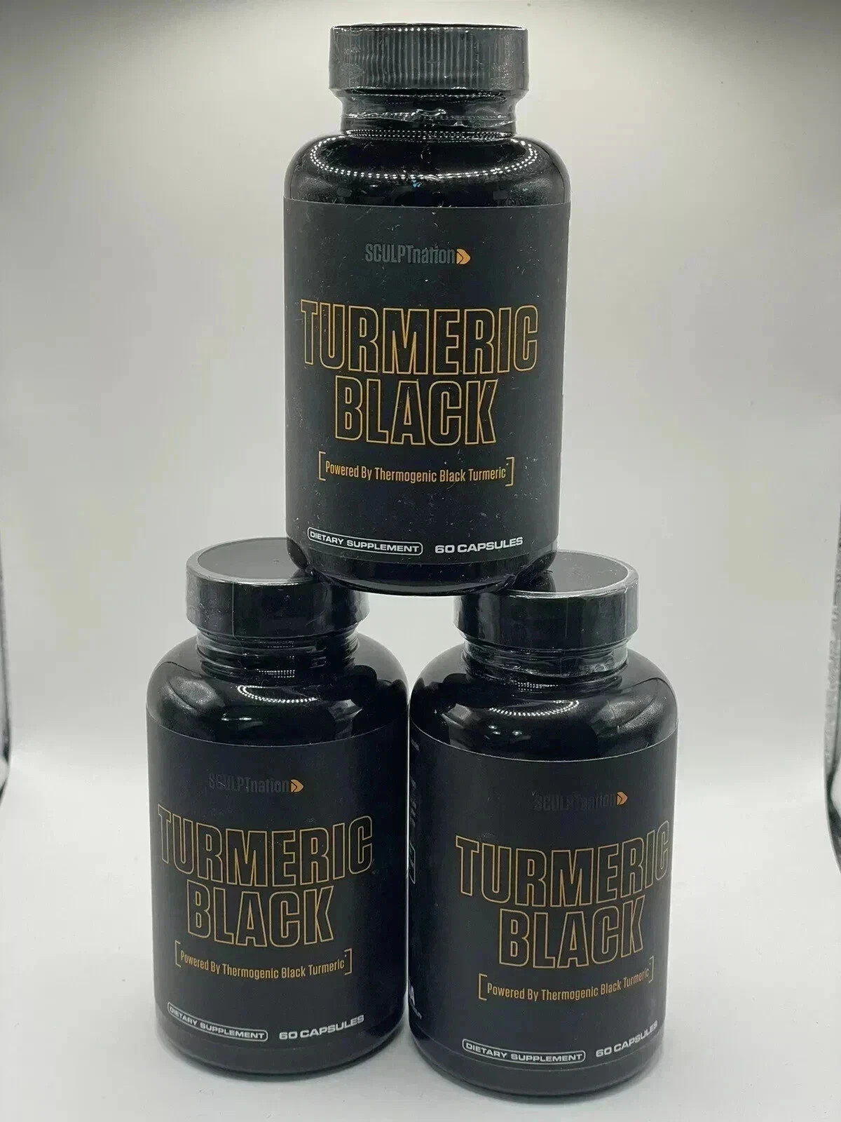 Turmeric Black Sculptnation Fatigue Muscle Build FatBurn Bloating Treat Pack 3