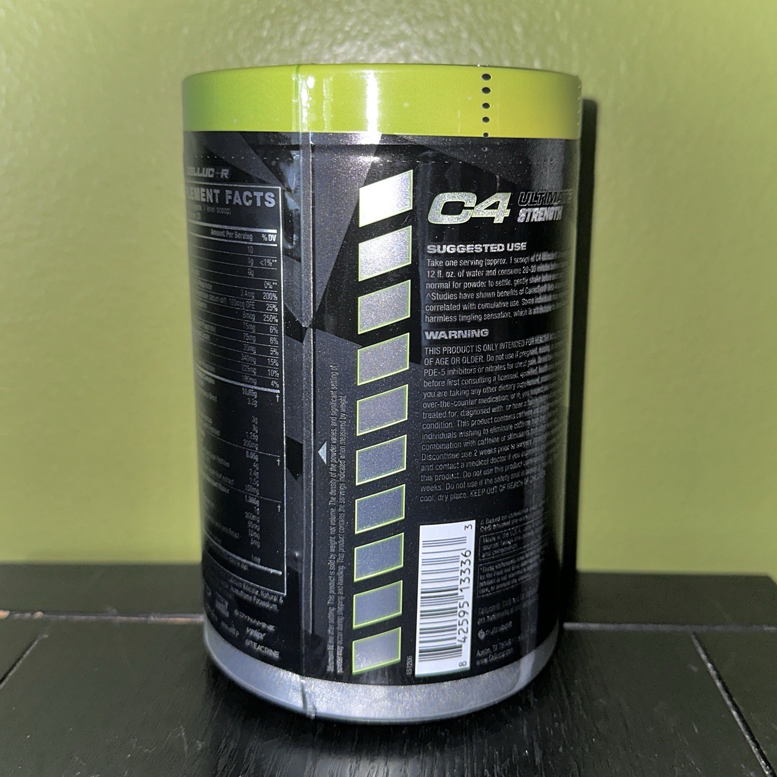 C4 Ultimate Strength, Pre-Workout, Sour Green Apple, 1.22 lbs (554 g)
