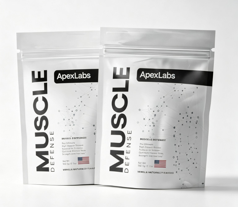 Apex Labs Muscle Defense Dietary Supplement, Vanilla -243g 1-5 pack