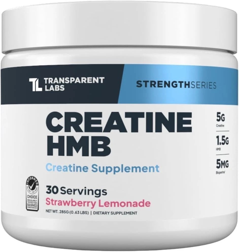 Strawberry Lemonade Creatine HMB – Proven Formula for Muscle Growth, 30 Servings