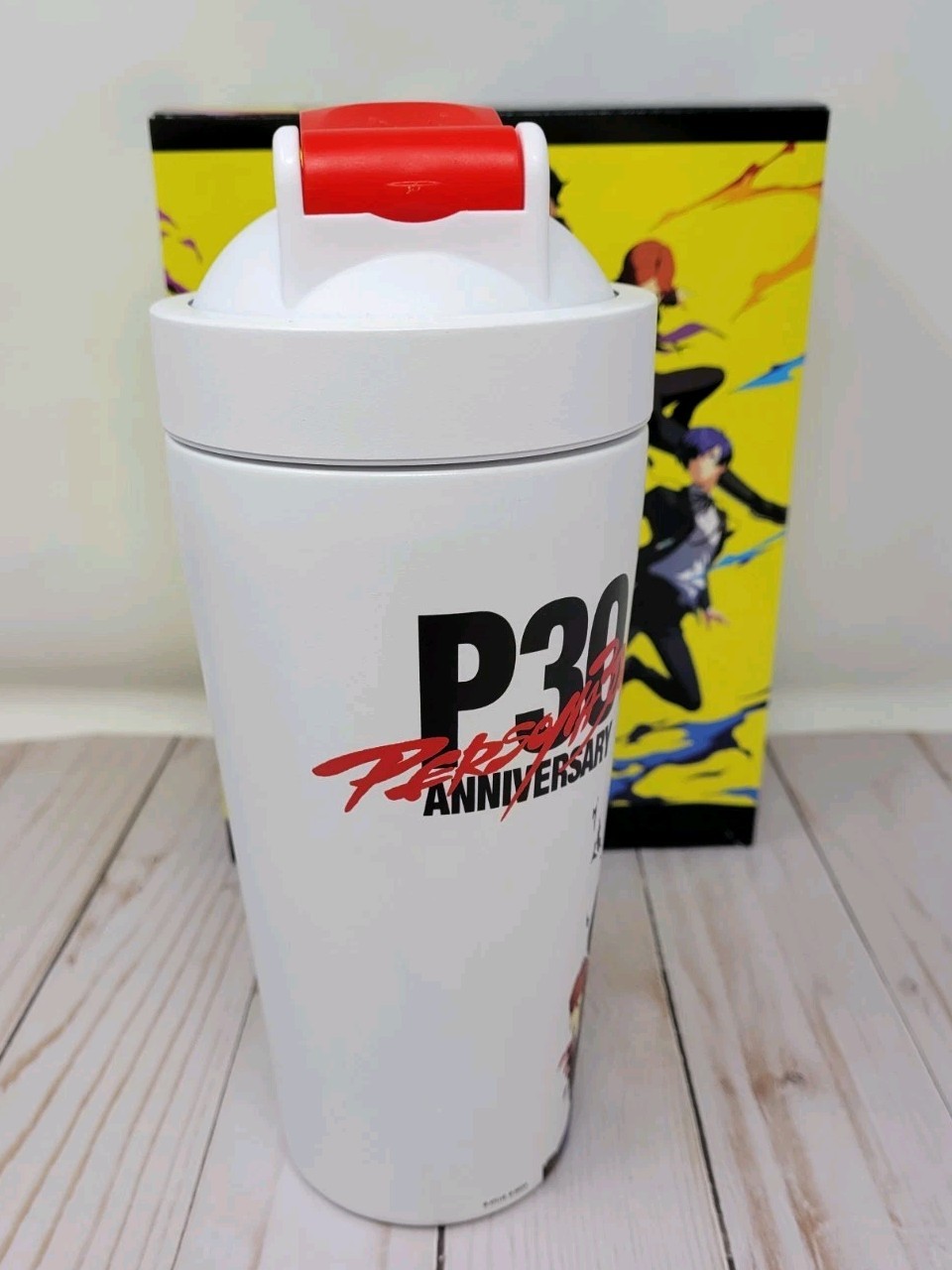 GFuel Persona 30th Anniversary Awakening Collector’s Box Tub Shaker Cup Sticker