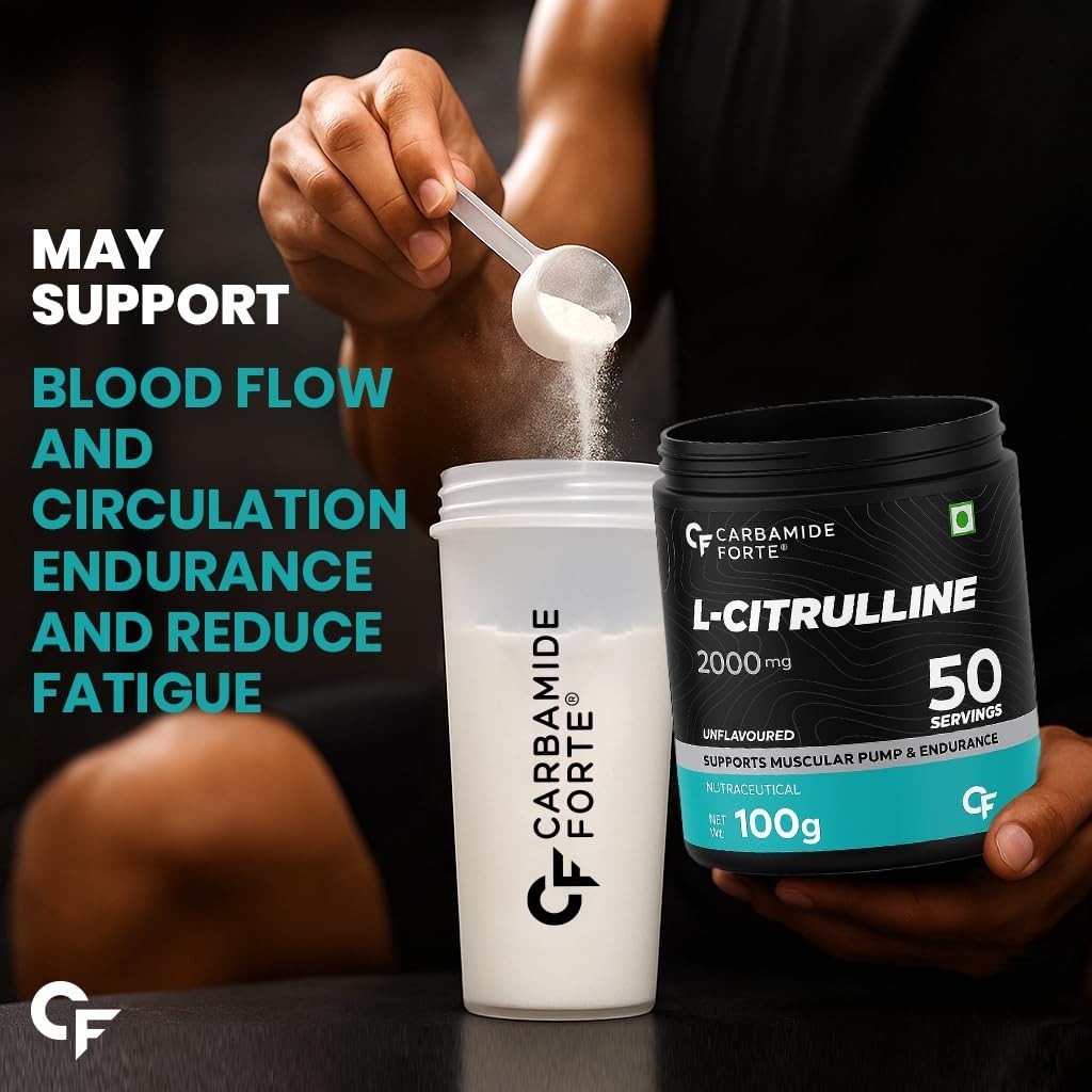 L Citrulline Malate Powder | Boosts Nitric Oxide, Pre Workout Supplements